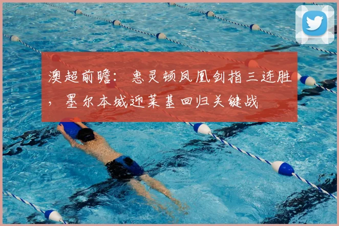 澳超前瞻：惠灵顿凤凰剑指三连胜，墨尔本城迎莱基回归关键战